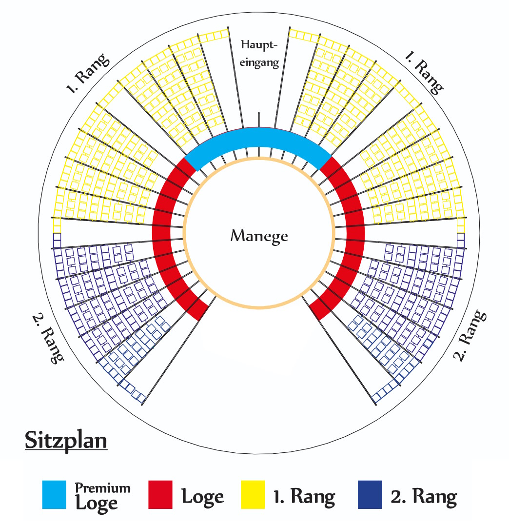 Manegenplan Wintercircus Casselly